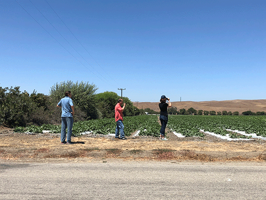 Planetary Health Fellow Erica Orcutt participates in a fieldwork photoshoot for the Department of Conservation (Julia Goolsby).