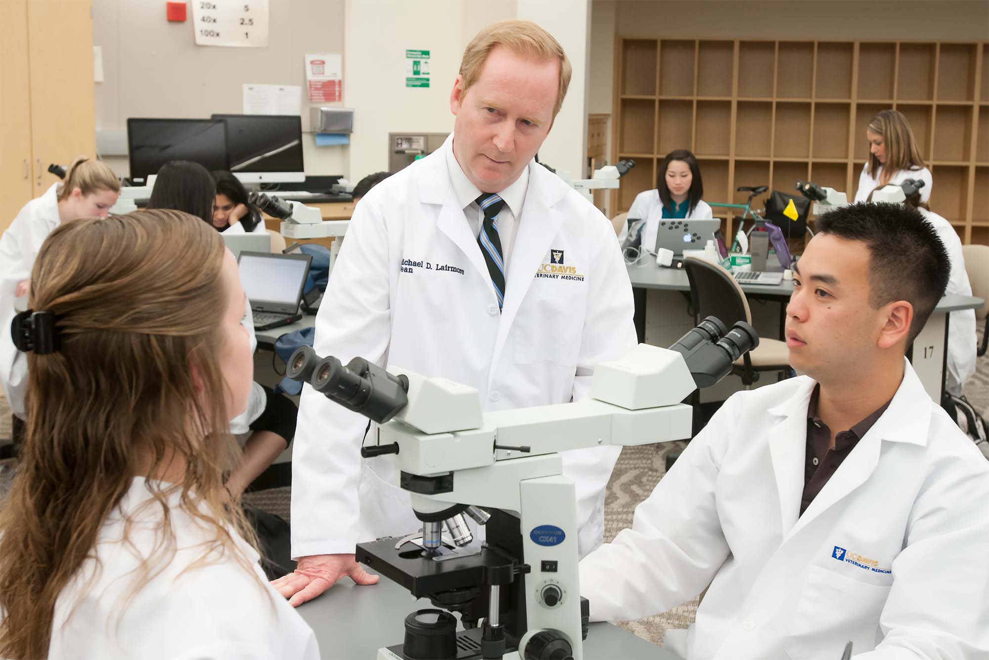 Michael Lairmore speaks to students in a classroom