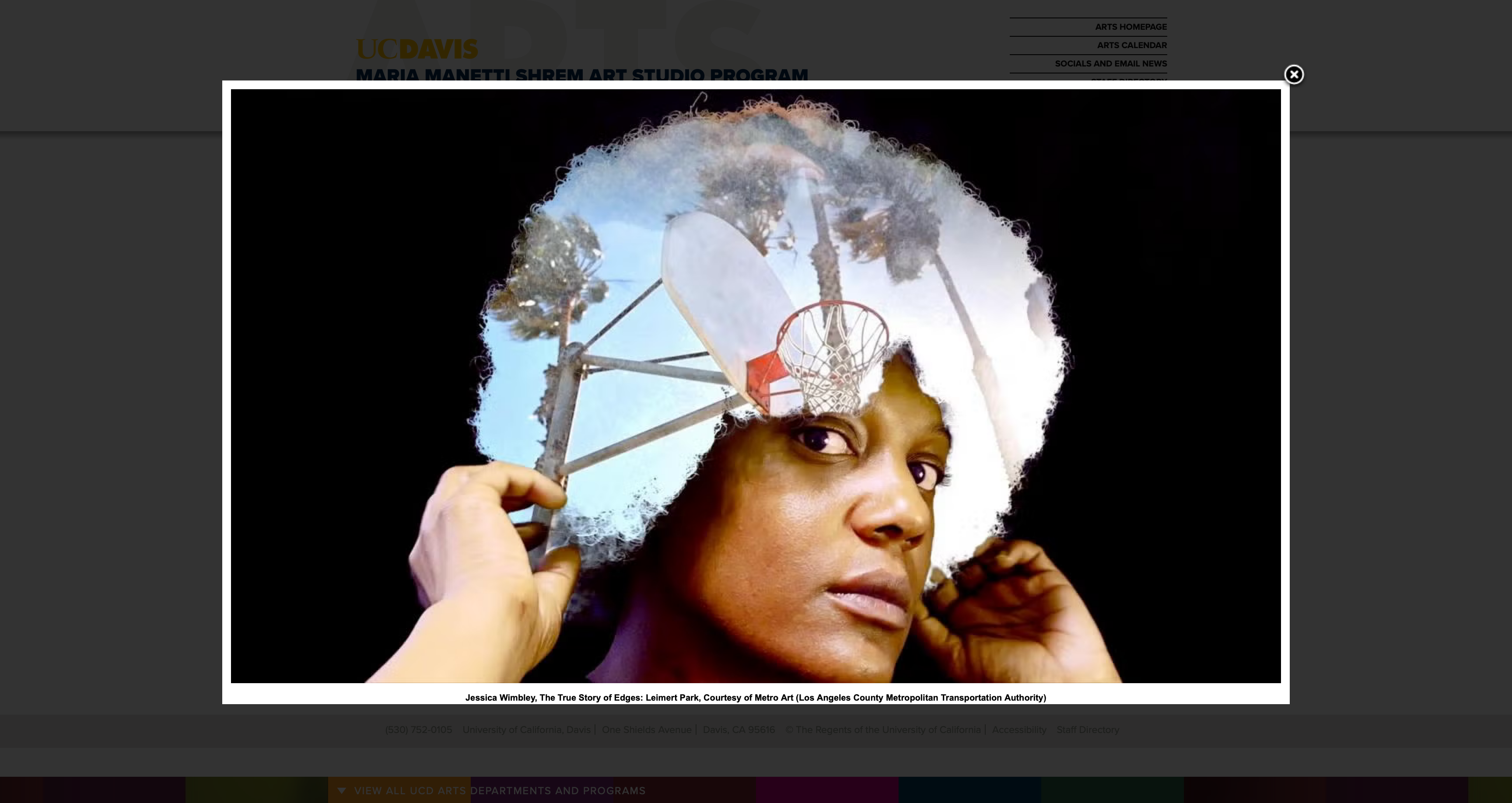 Portrait of woman in dark background