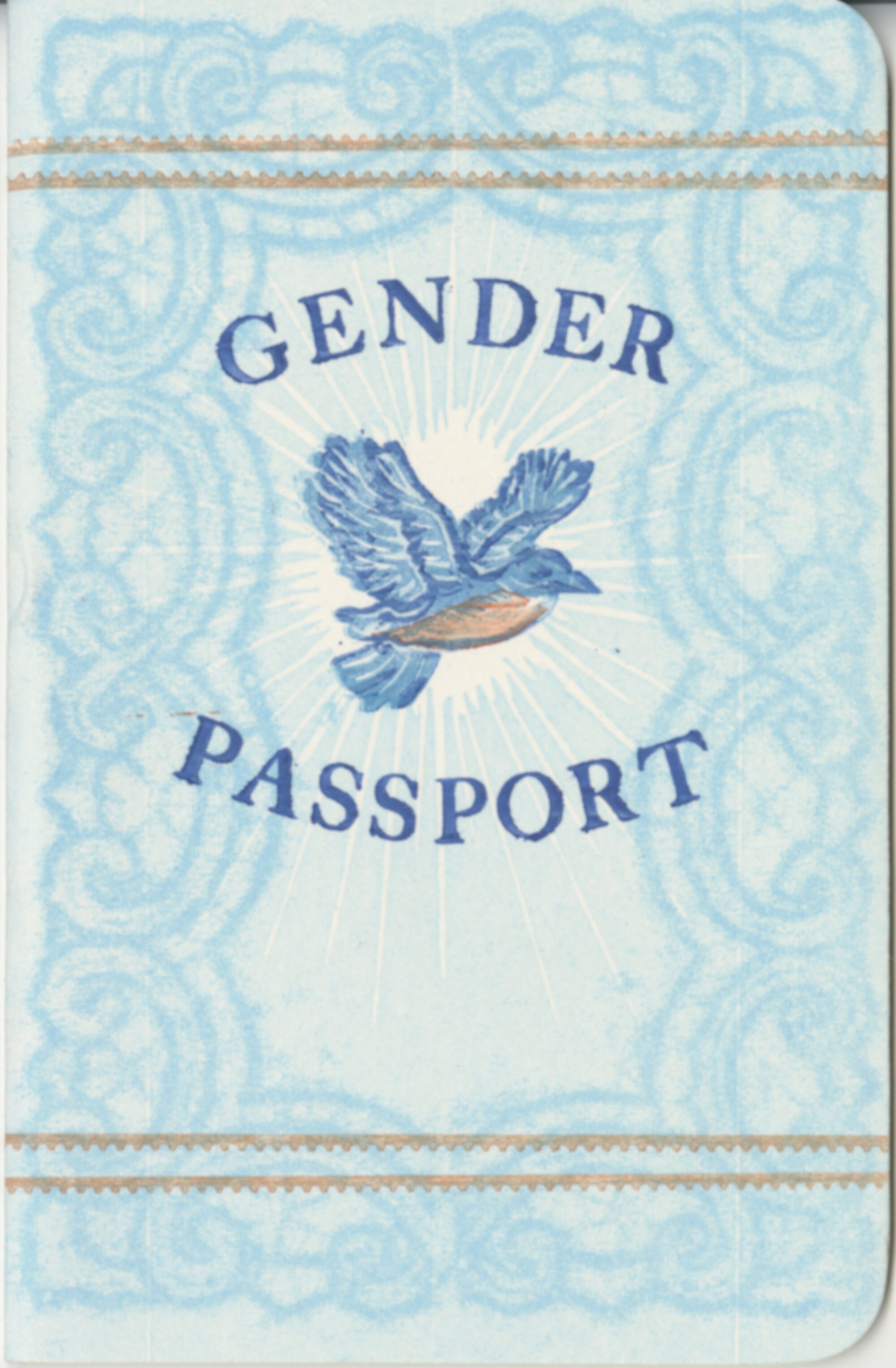 Gender Passport, by Kitty Koppelman, 2024, Fine Press and Book Arts Collection, FPBAC 93:6. (Courtesy of Shields Library)