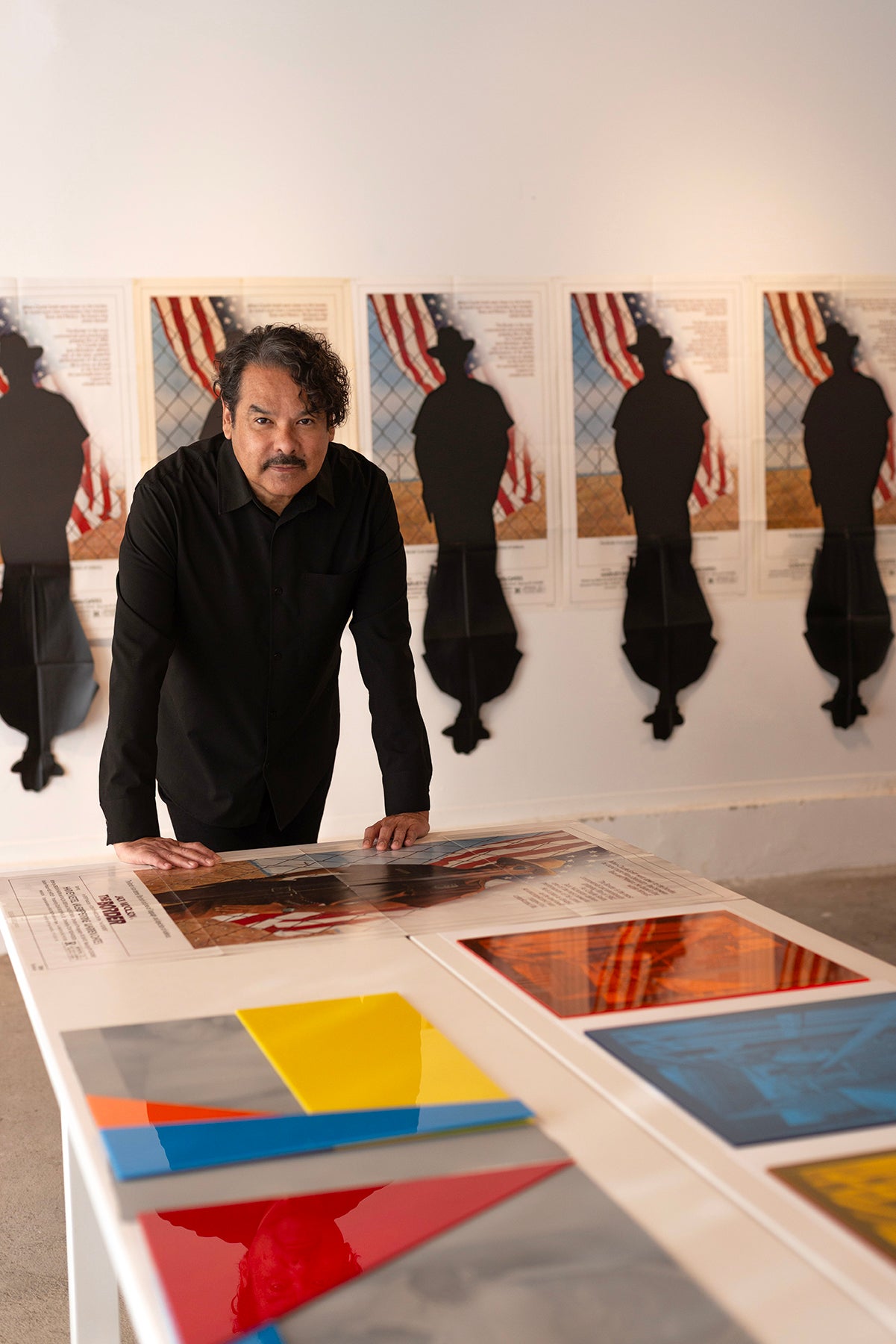 Portrait of Julio Cesar Morales in studio