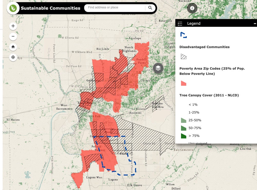 Sacramento Poverty Map