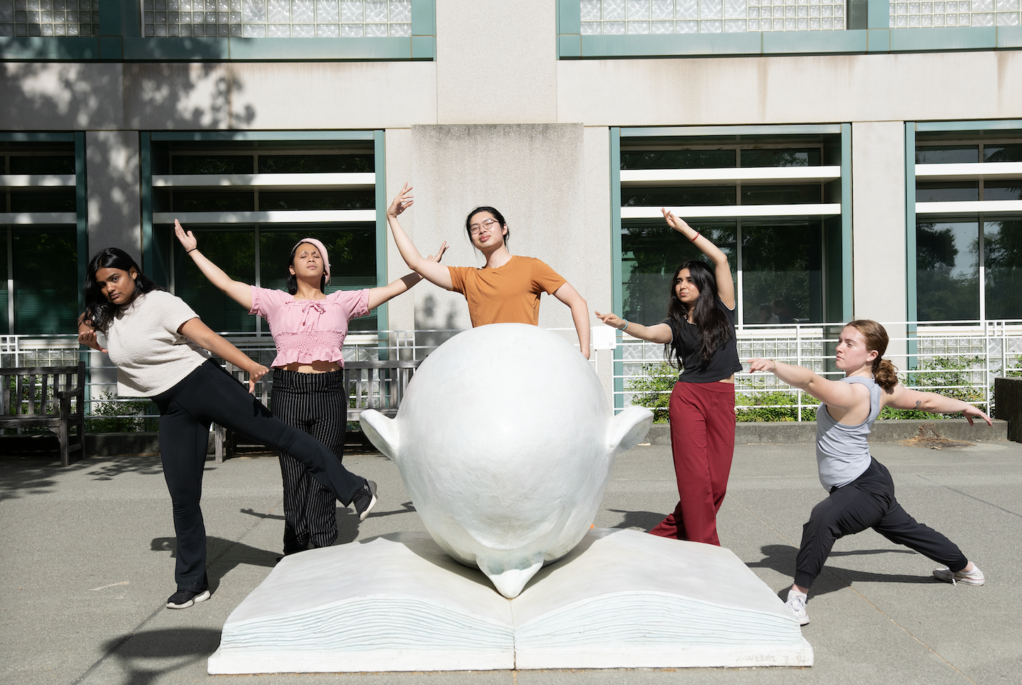 Some of the choreographers/dancers from "Rules of Play." (Carol Kepler Araujo)