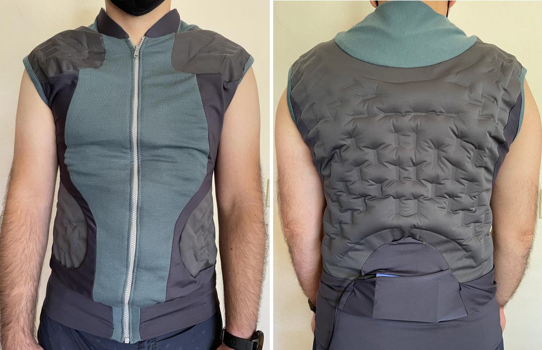 CalmWear front and back views