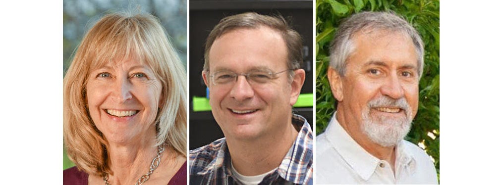 Anita Oberbauer, Jason Bond, Ron Tjeerdema headshots