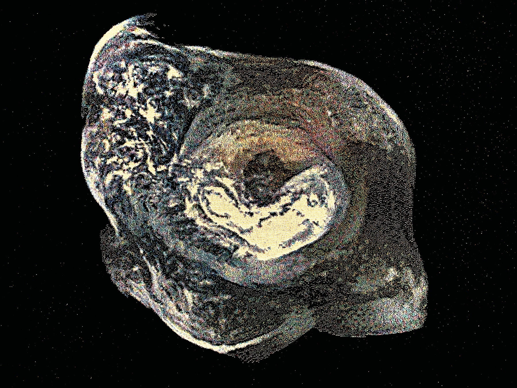 Image of earth, composite for "Breathe" exhibition