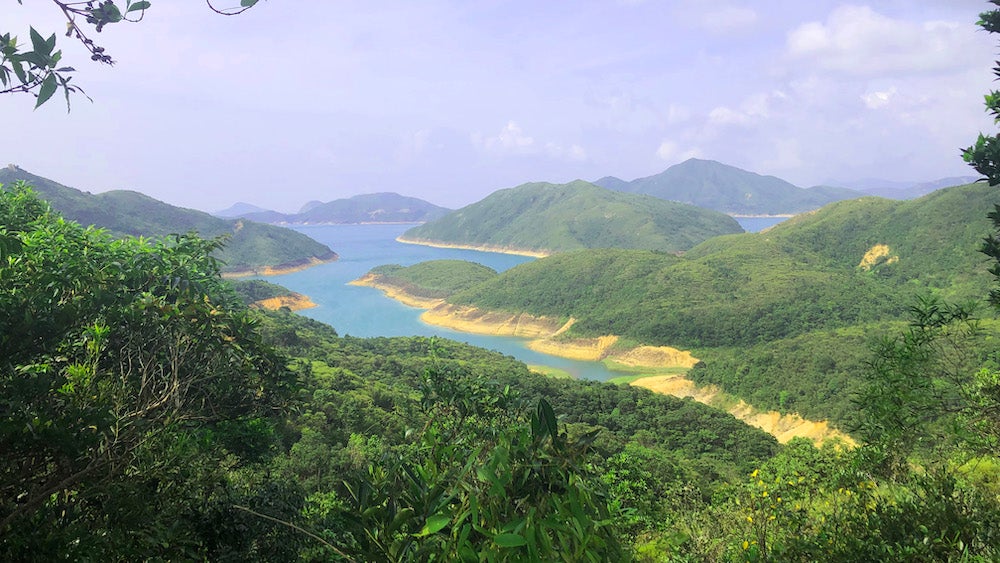 A breathtaking view during a hike to Sai Wan beach.