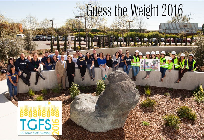  34 people gathered around "Leda" bronze sculpture.