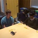 An olive oil tasting.