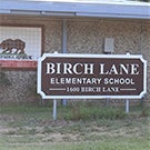 Birch Lane Elementary School sign