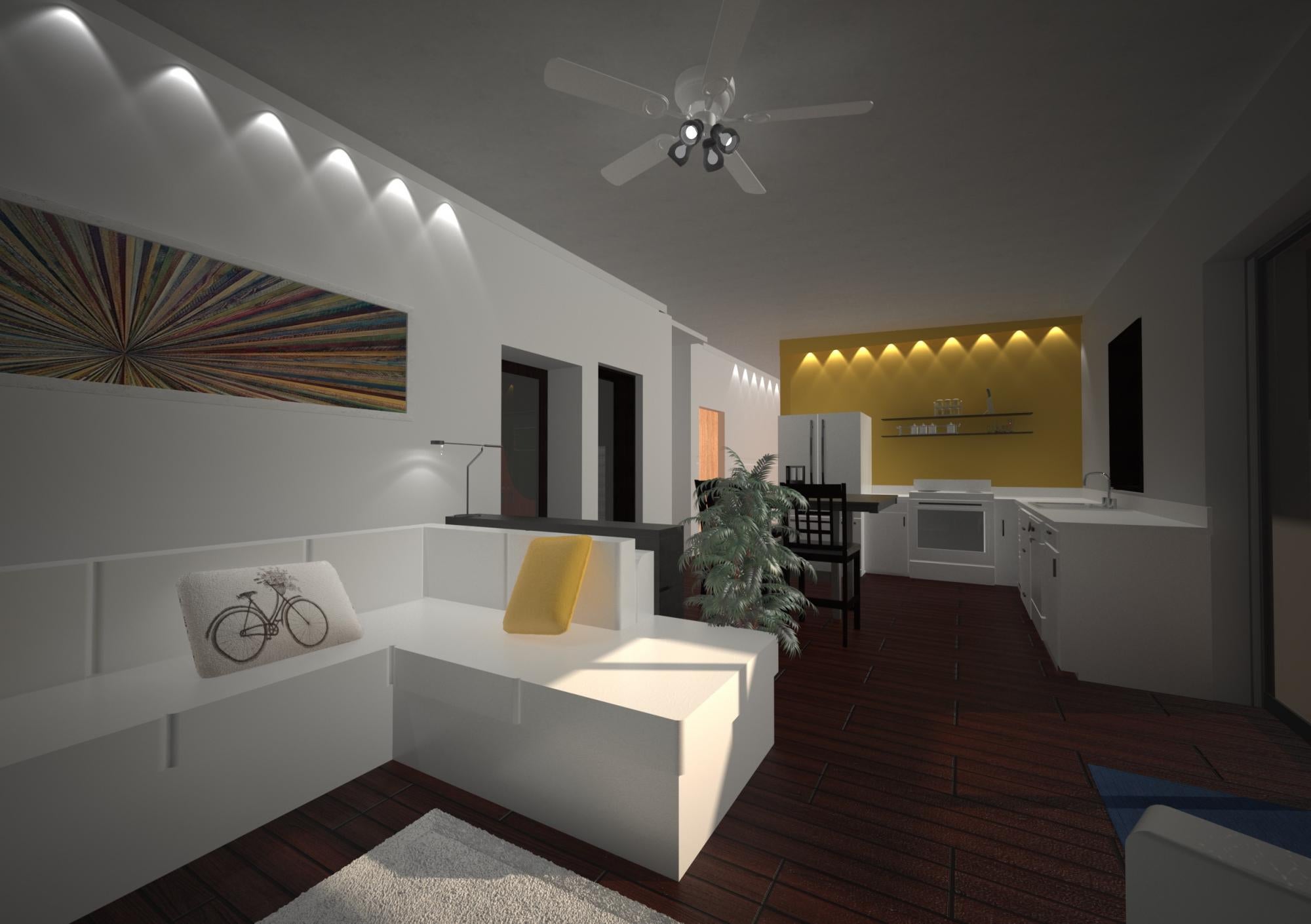 Interior, Solar Decathlon UC Davis House