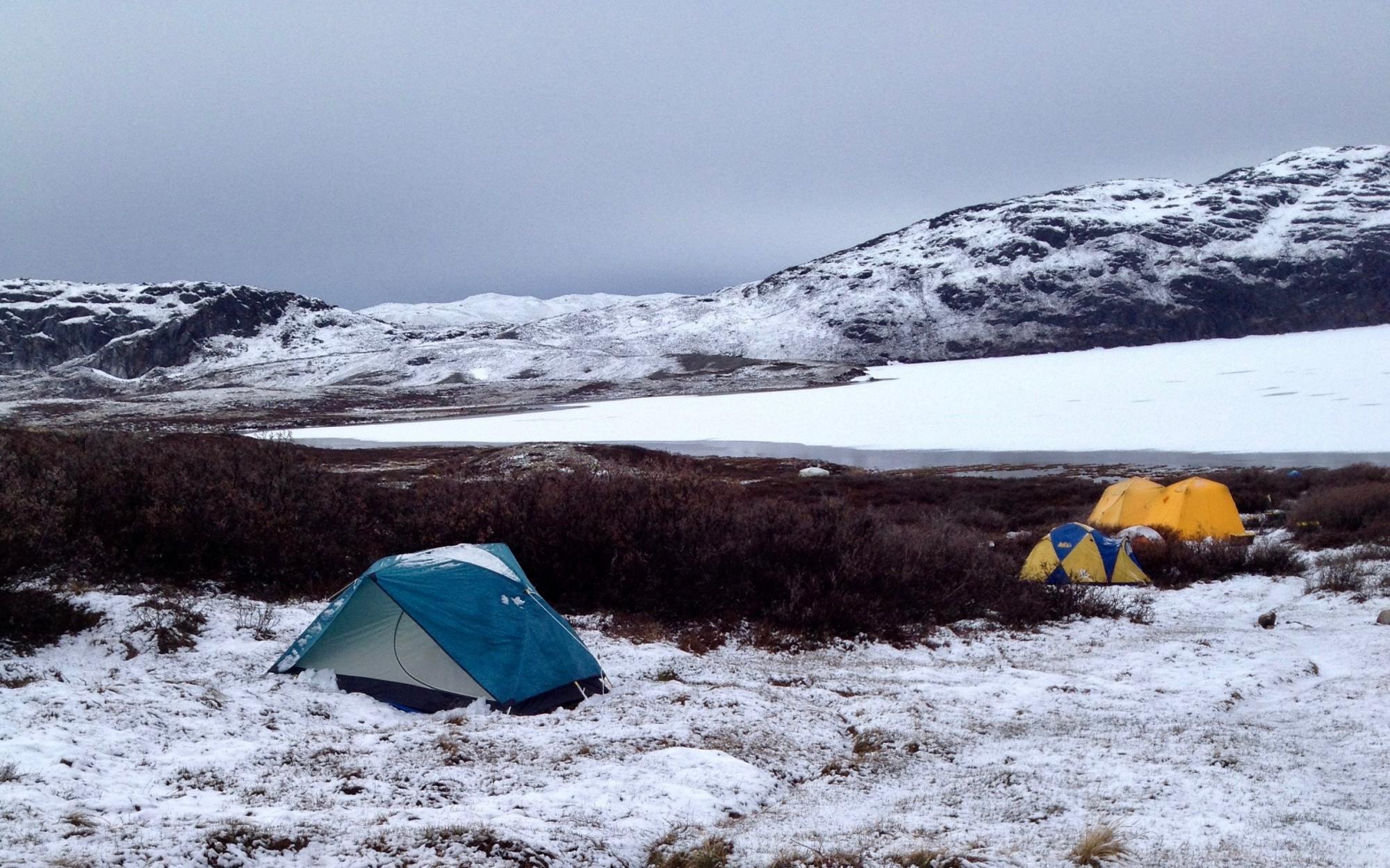 Greenland snow scene