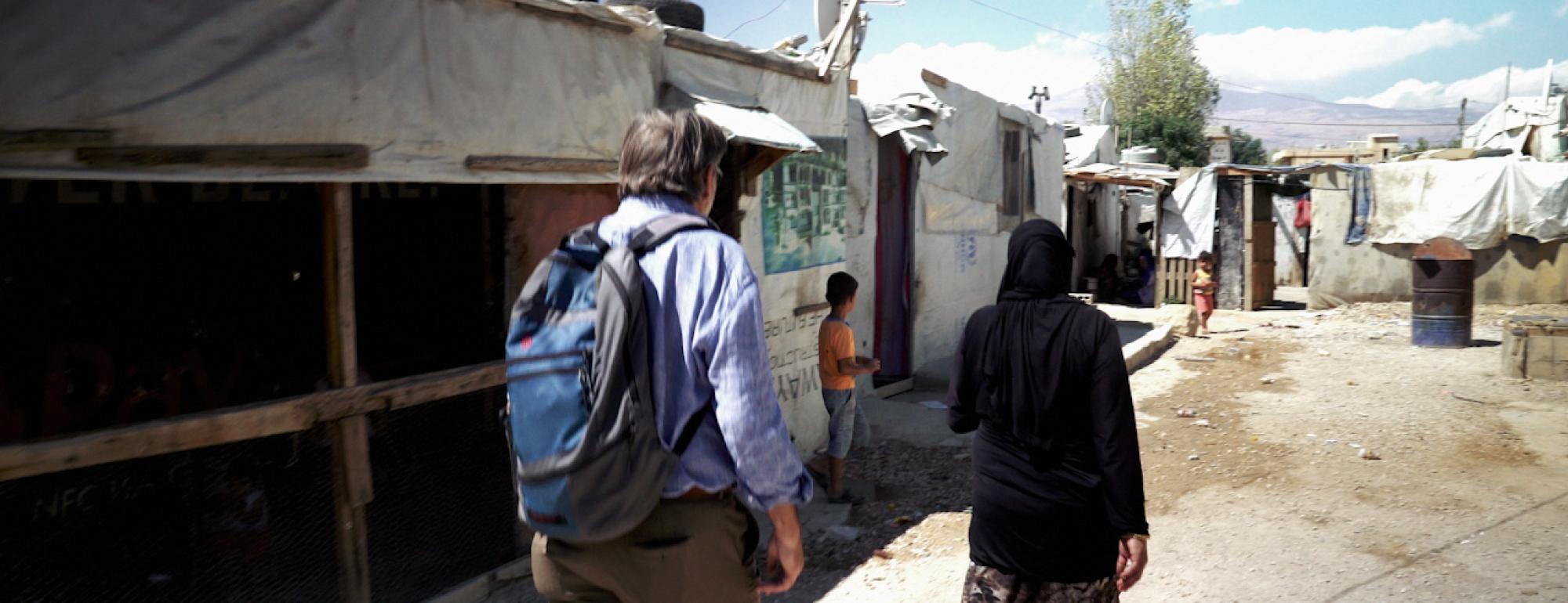 refugee backpack travels