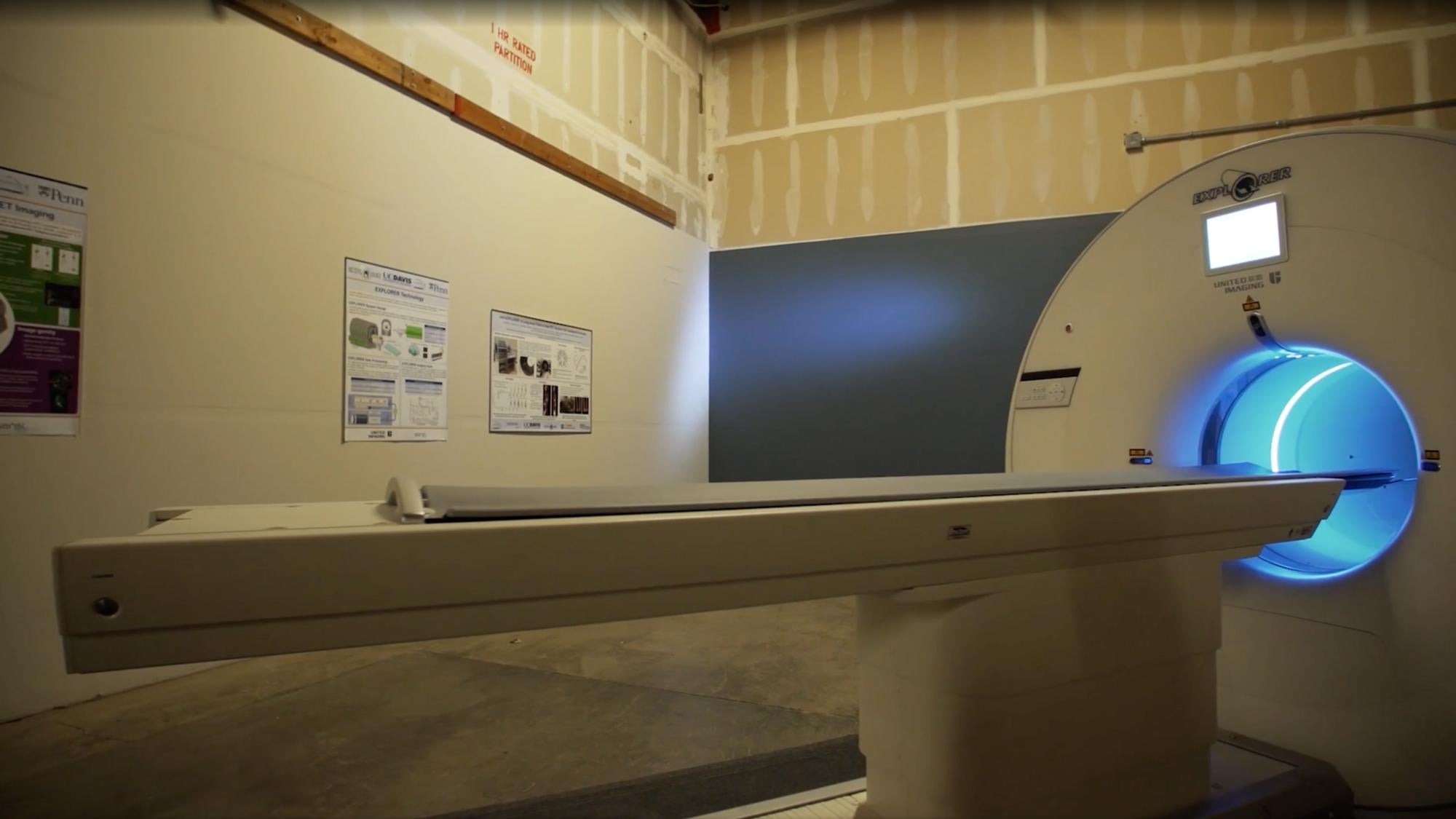 An MRI machine in a research facility at UC Davis