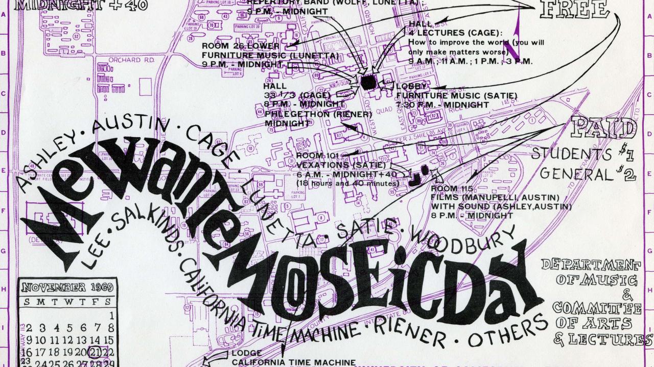 Map of John Cage event