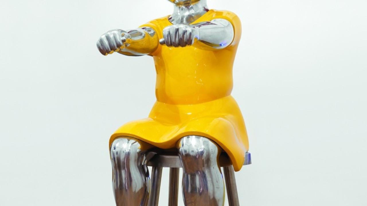 Jackson's girl statue