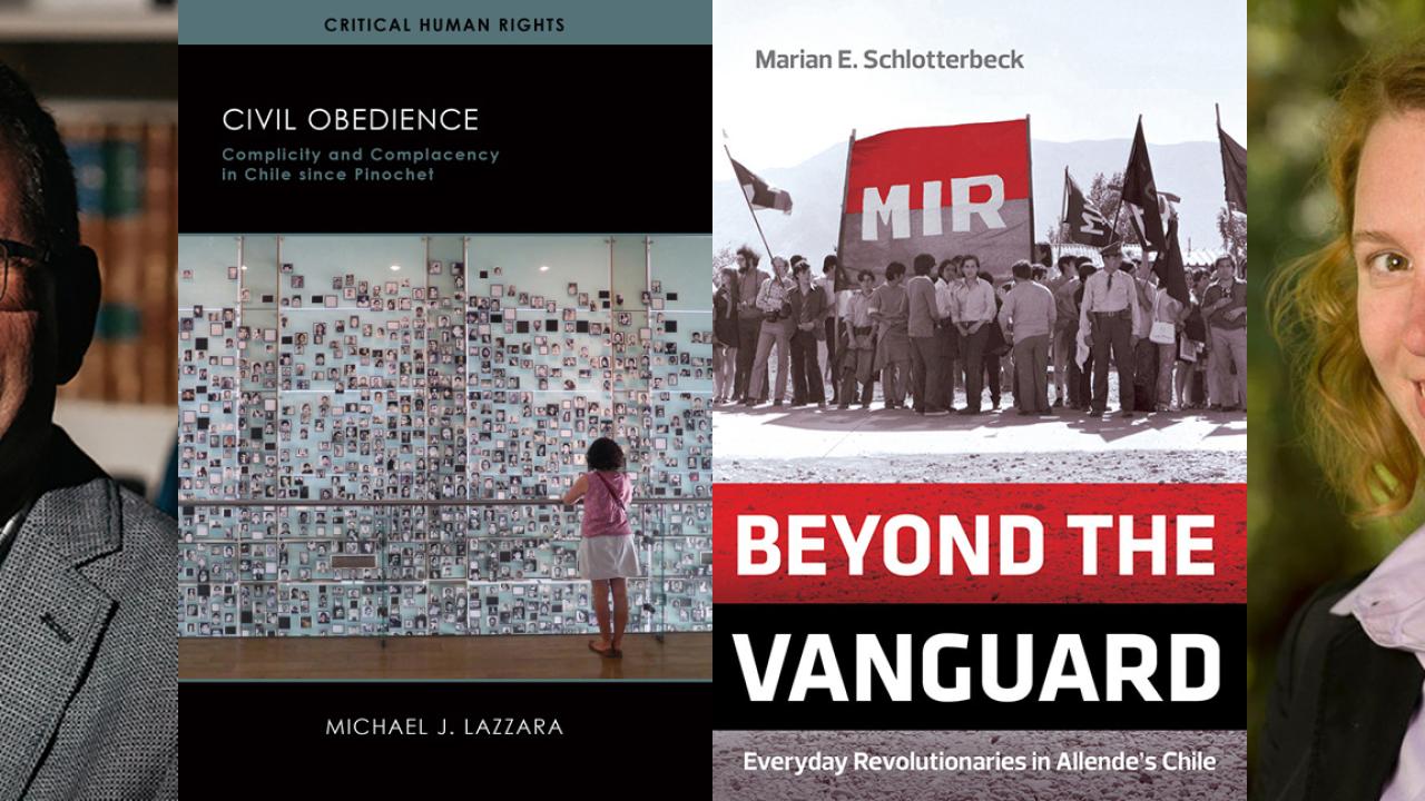 2 mugshots, 2 book covers