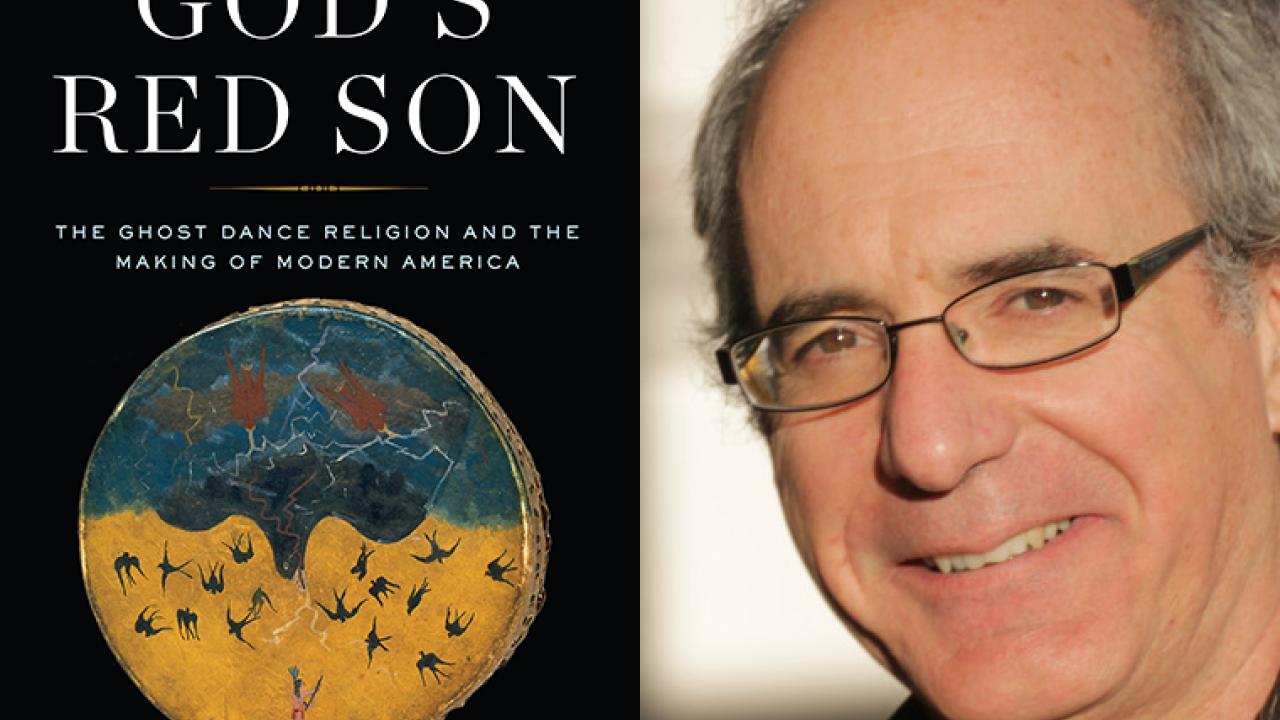 Book cover and Louis Warren mugshot