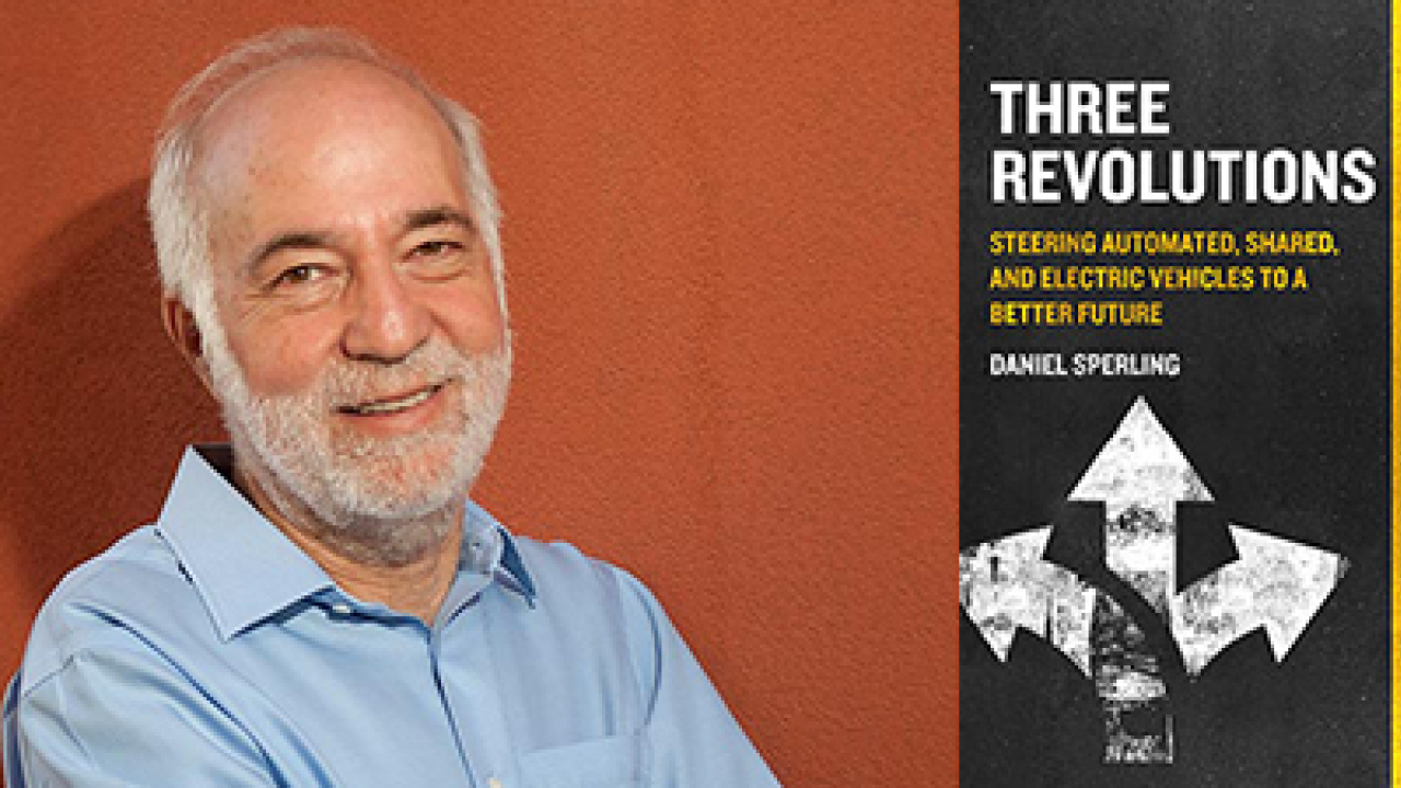 Dan Sperling mugshot, alongside book cover