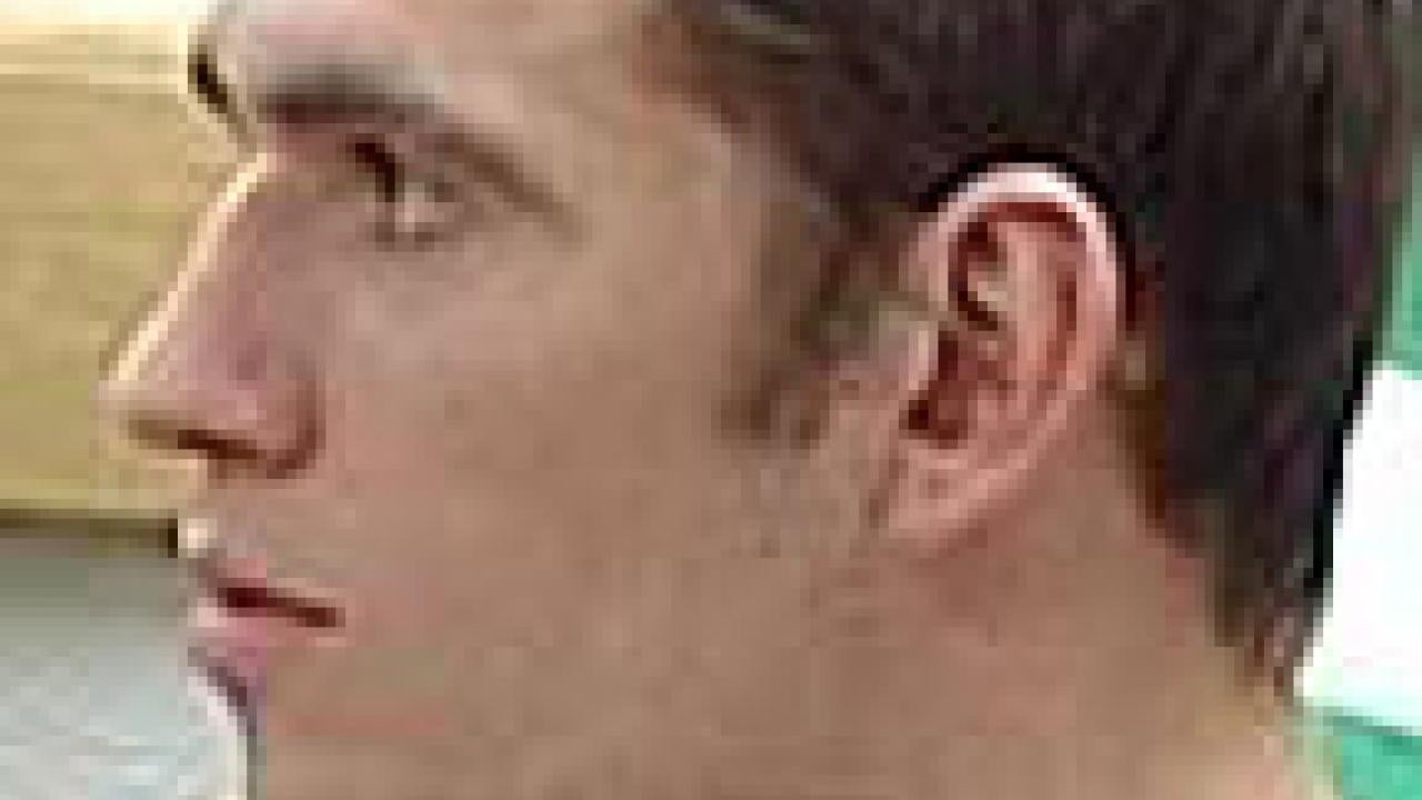 Photo: Benson at his Jan. 26 arraignment, in image from television news video