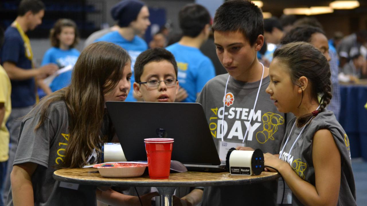 School kids program robot