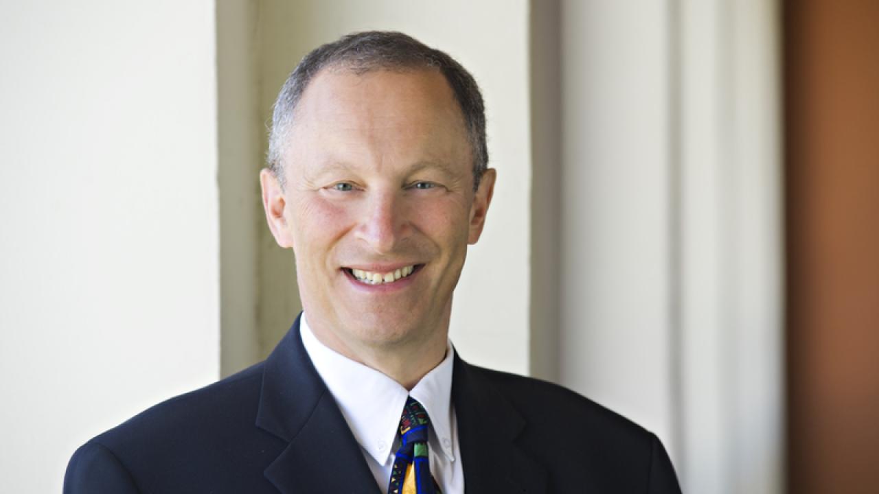 A portrait of Acting Chancellor Ralph Hexter