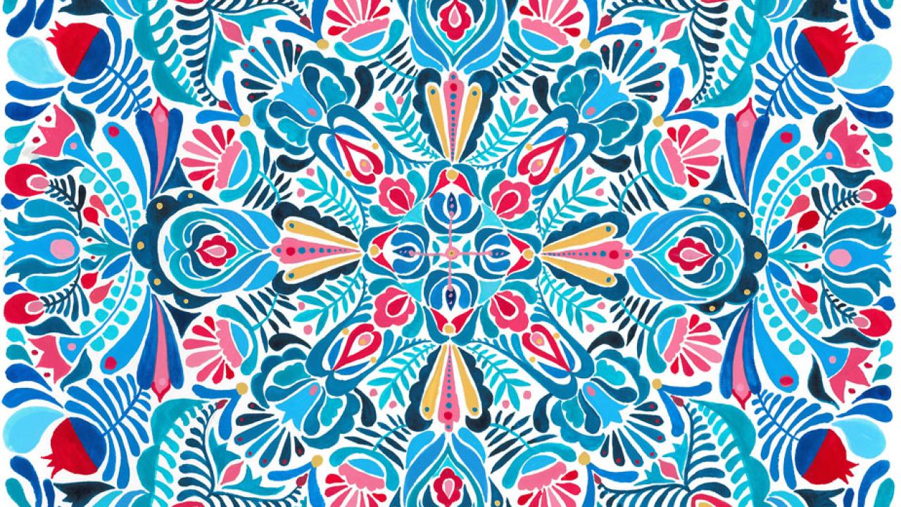 Mandala-like art by Zsofia Penzvaltó