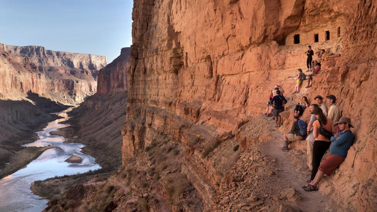 students in Grand Canyon