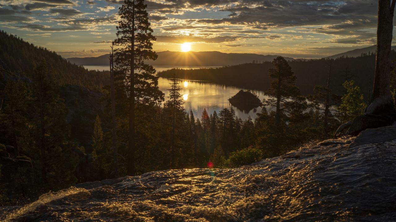 Sunrise at Emerald Bay, Lake Tahoe 