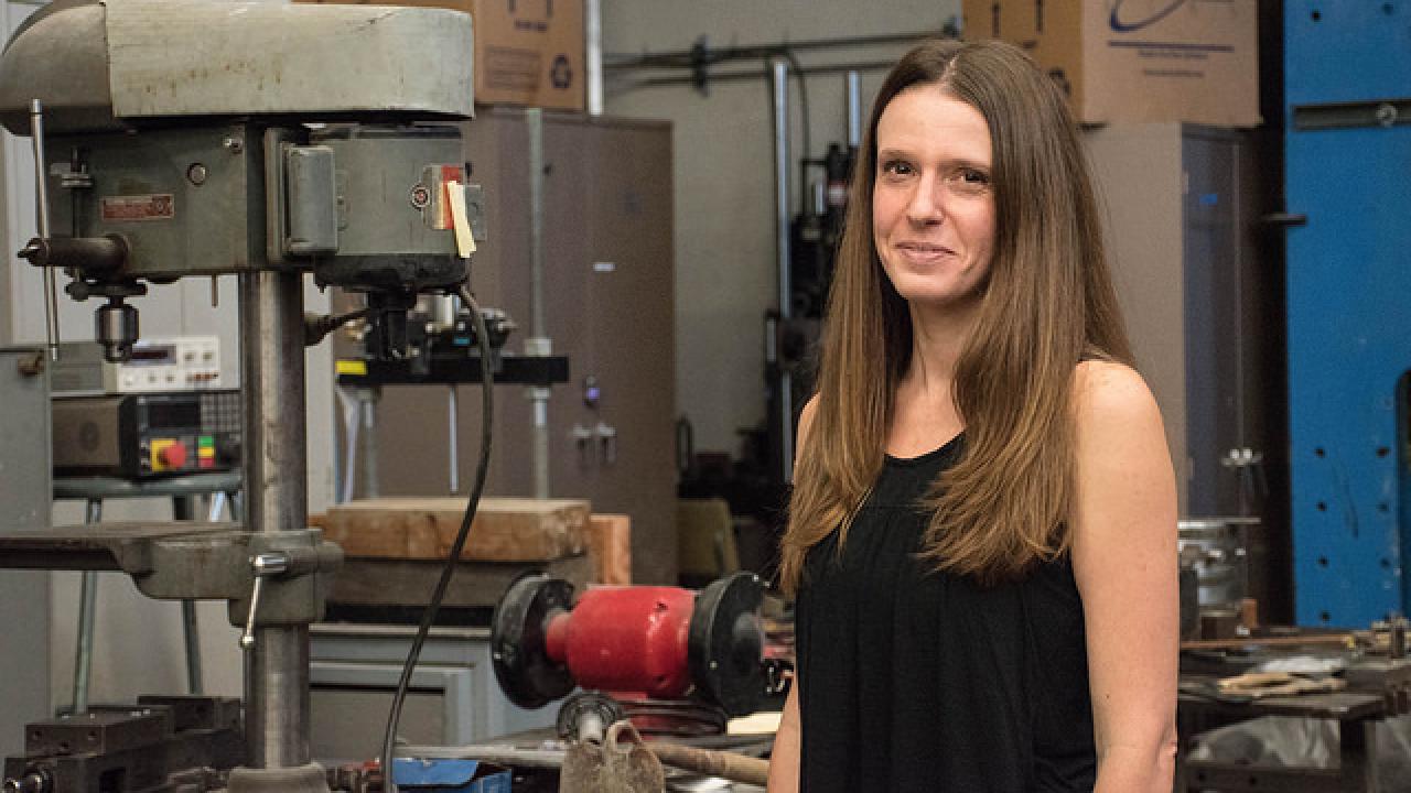 Civil engineering professor Sabbie Miller