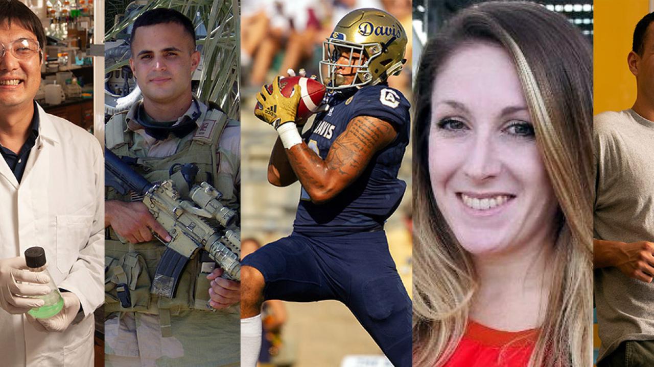 Shota Atsumi, Oscar Vazquez, Keelan Doss, Kendra Hall and Martin Vega-Martinez.