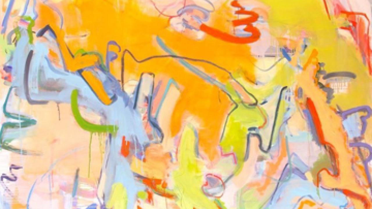 Image: Gina Werful painting, "Battle"