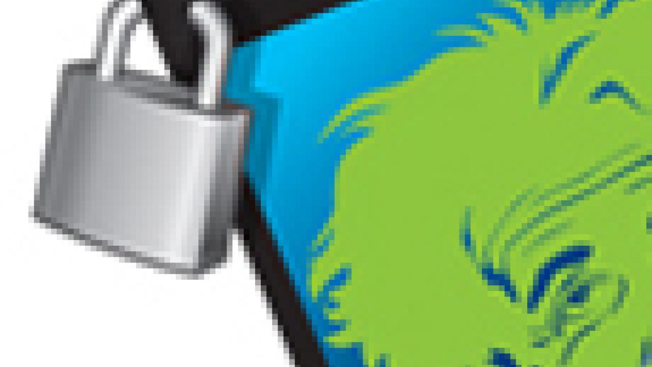 Graphic: iPhone with padlock