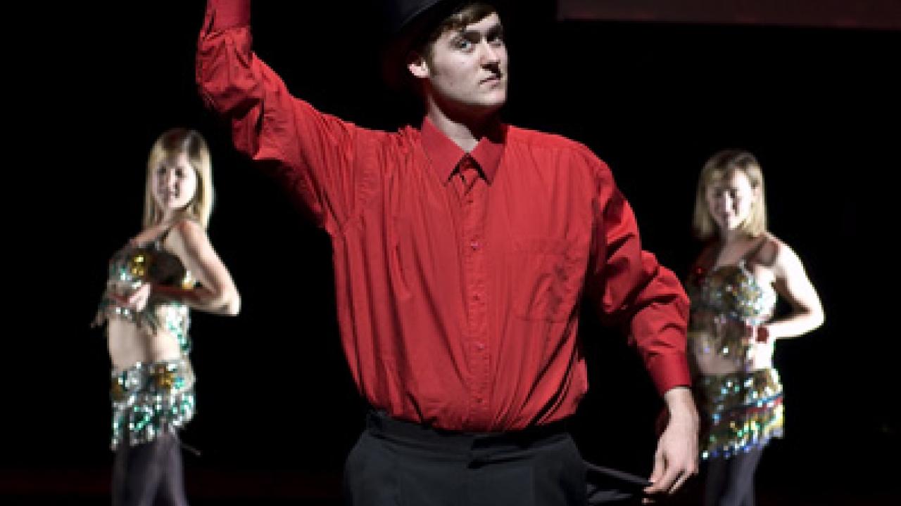 Hillary Feineman-Klausner, Christine Samson and Tyler Eash in Beyond Belief.