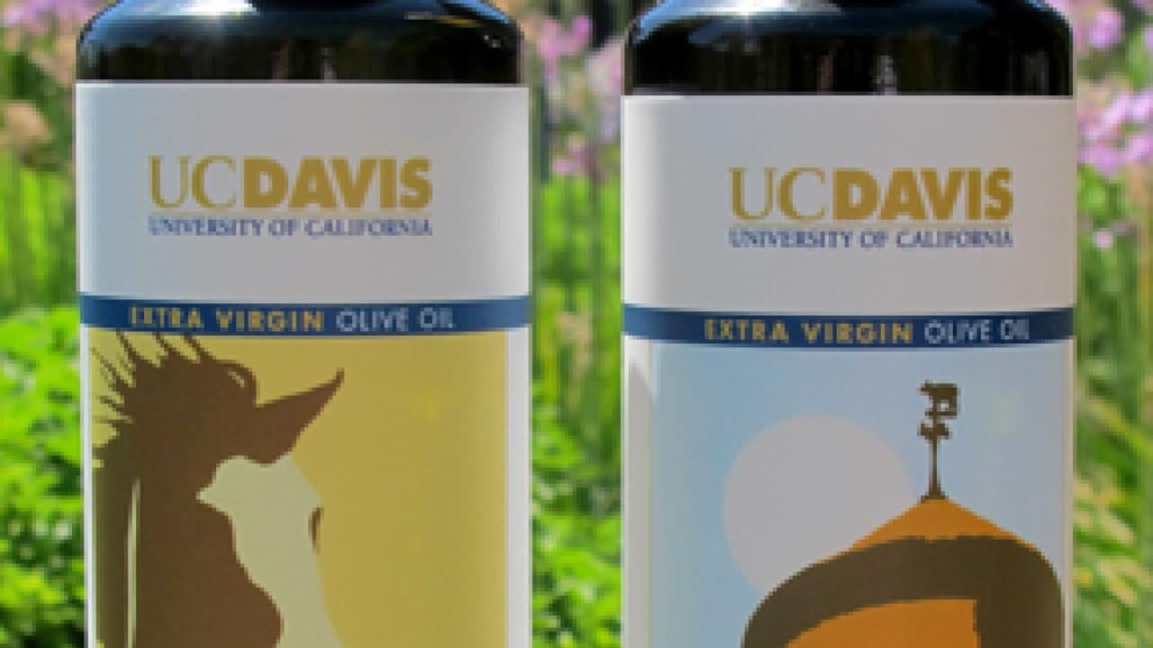 Photo: Gunrock and Silo olive oil bottles 