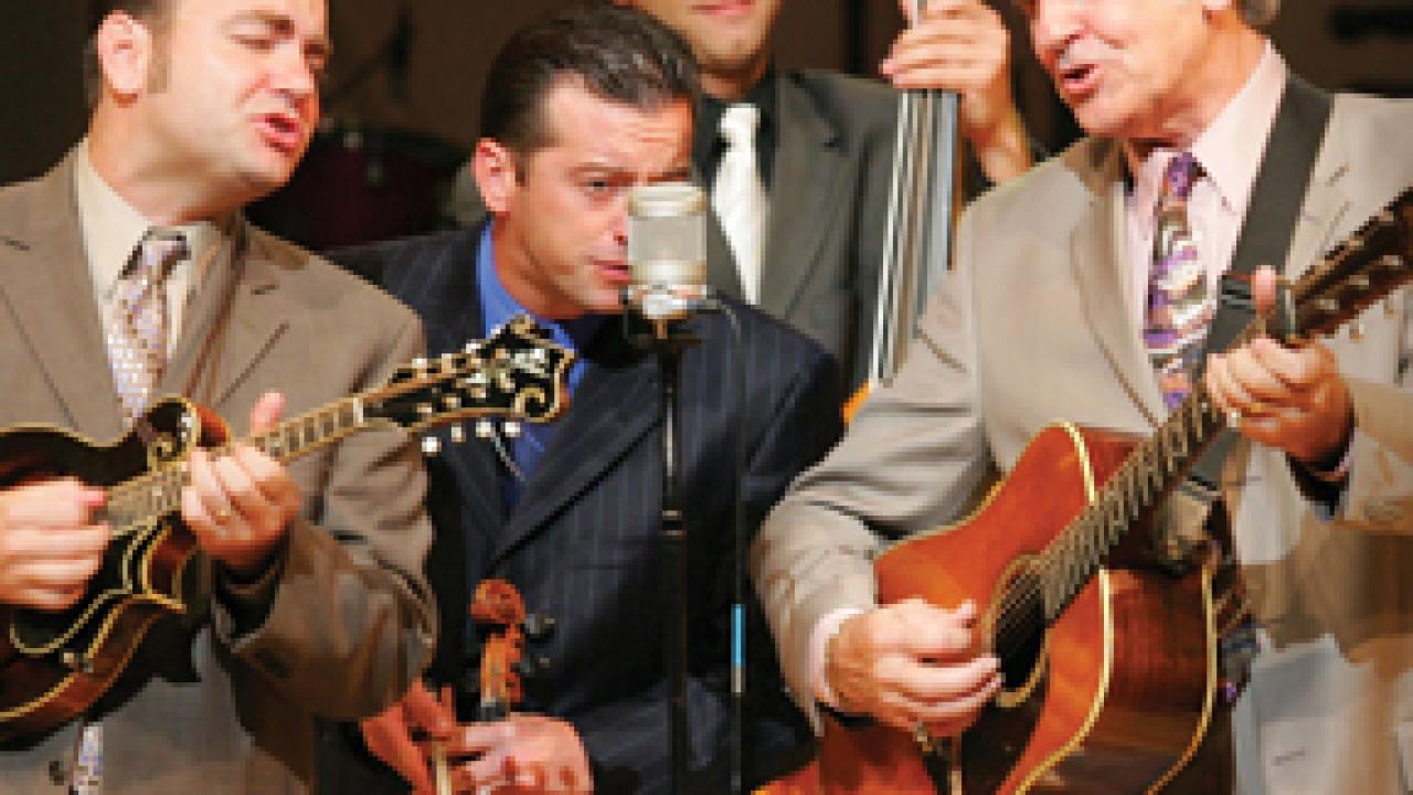 Del McCoury and bandmates
