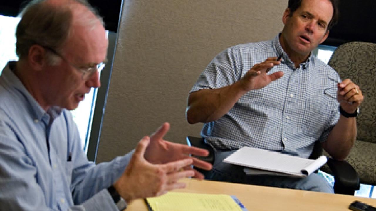 UC Davis professors Jay Lund and Jeff Mount discuss the Delta Solutions Project.