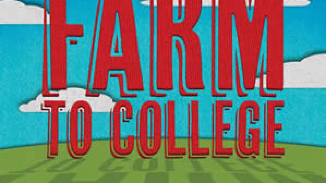 Graphic: Farm to College logo