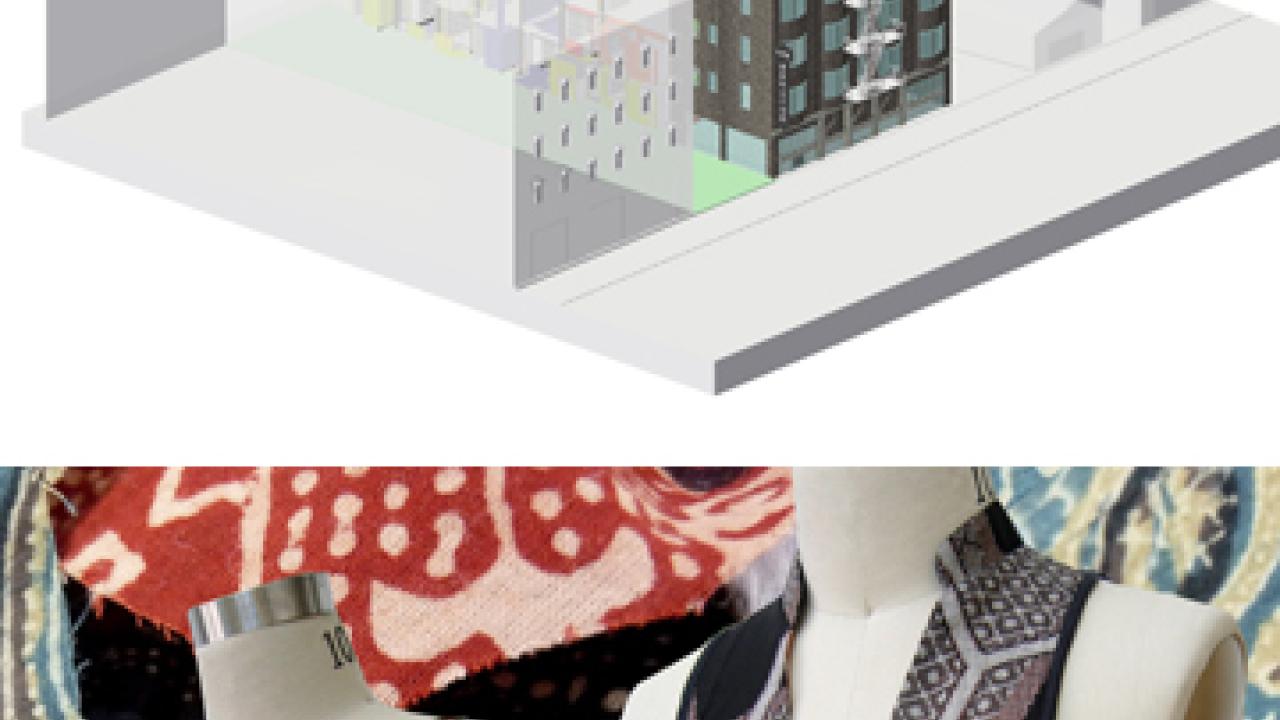 Graphic and photo: Dockable Shelter rendering, Soulcraft Clothing