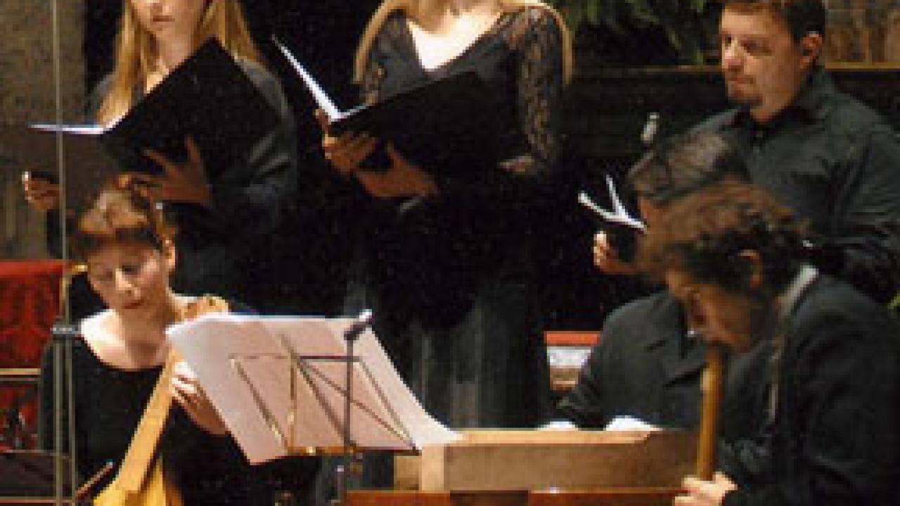 Mala Punica is a vocal and instrumental ensemble devoted to the music of the trecento (14th century) and Ars Subtilior in Italy.