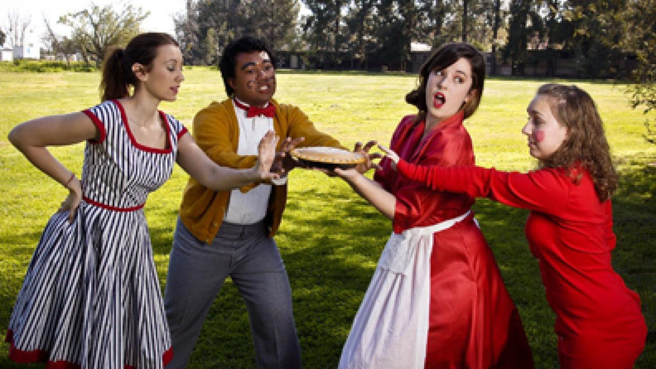 Anna Schumacher, Jason Masino, Rebecca Waters and Lauren Ward in Picture Imperfect Portraits.