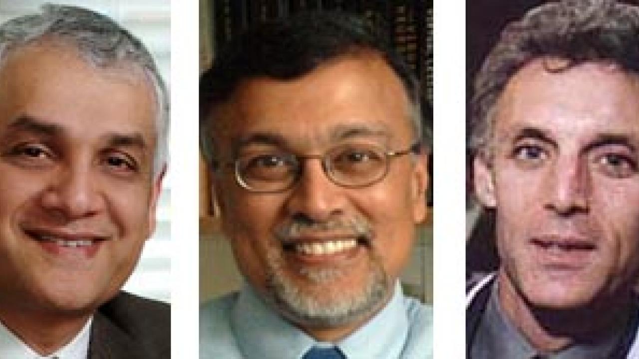 Provost candidates, from left: Khargonekar, Sur and Wachtel                                        