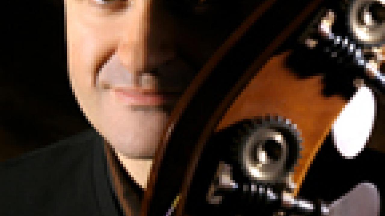 Double bass player Renaud Garcia-Fons