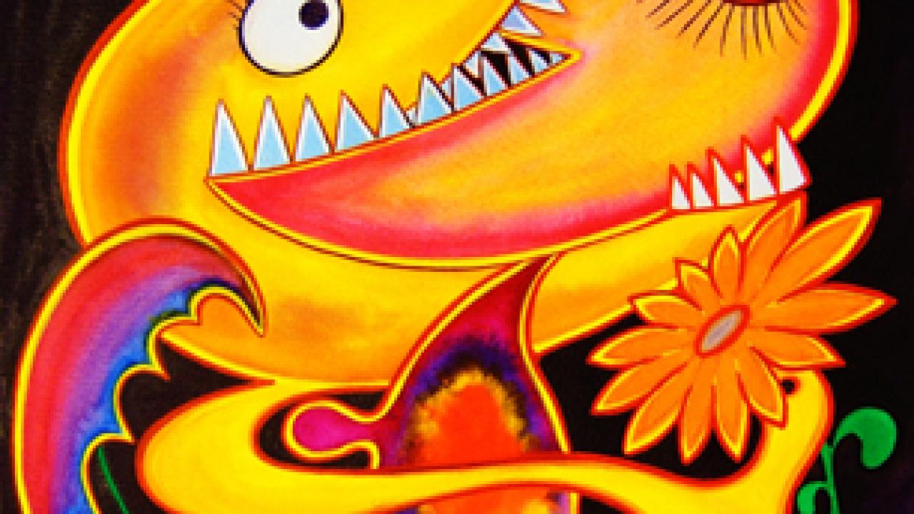 Art: Alexander Kozik's "Rendezvous," 2010, watercolor, 14 inches by 10 inches