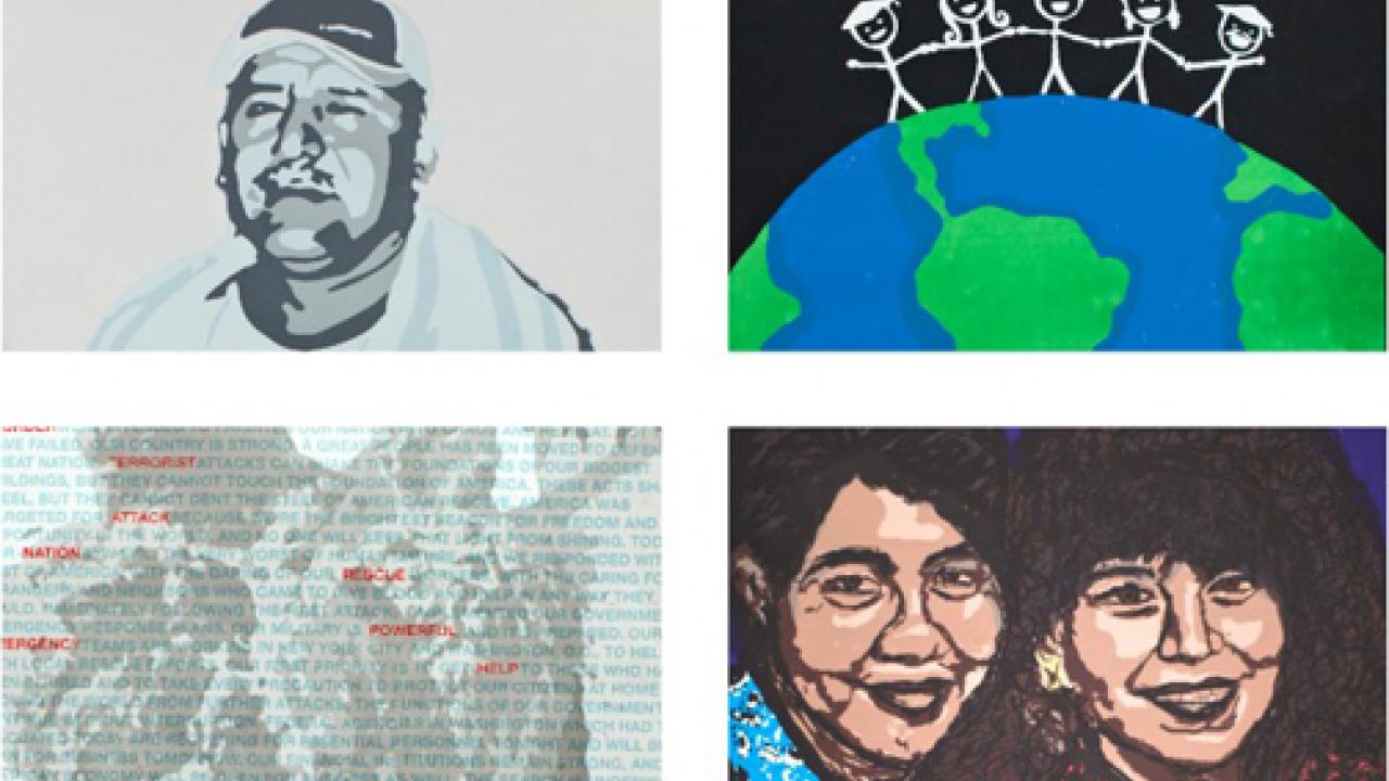 Graphics (4): Screen prints from 2012 Student Exhibition at TANA