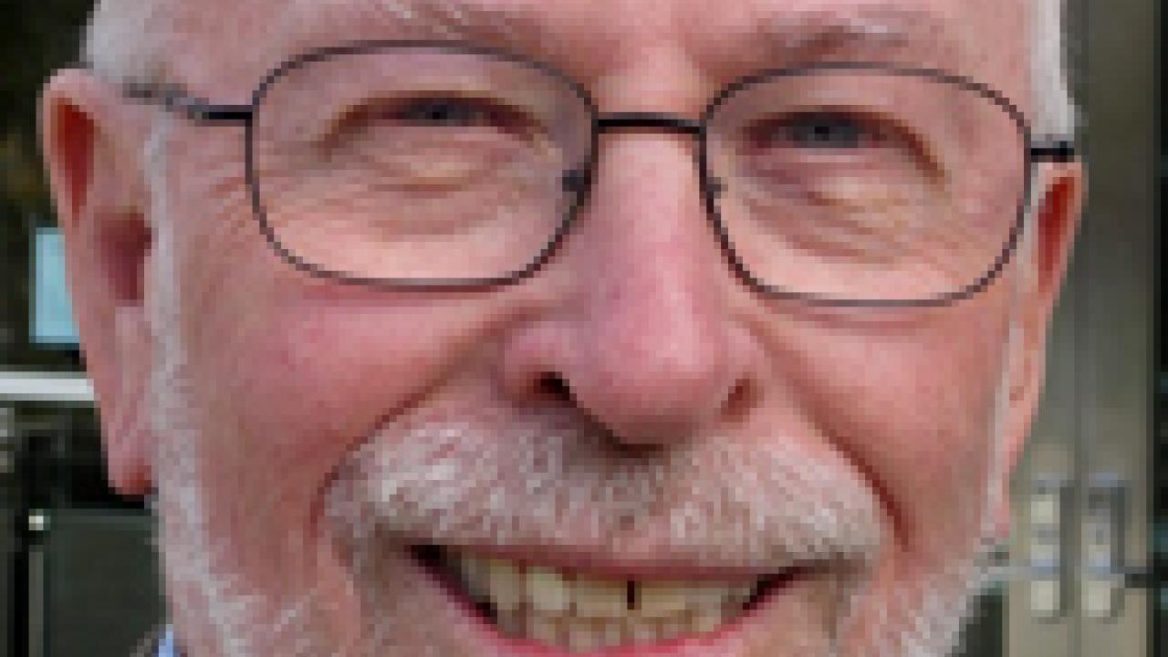 Photo: Professor Emeritus Randolph M. Siverson, acting university librarian