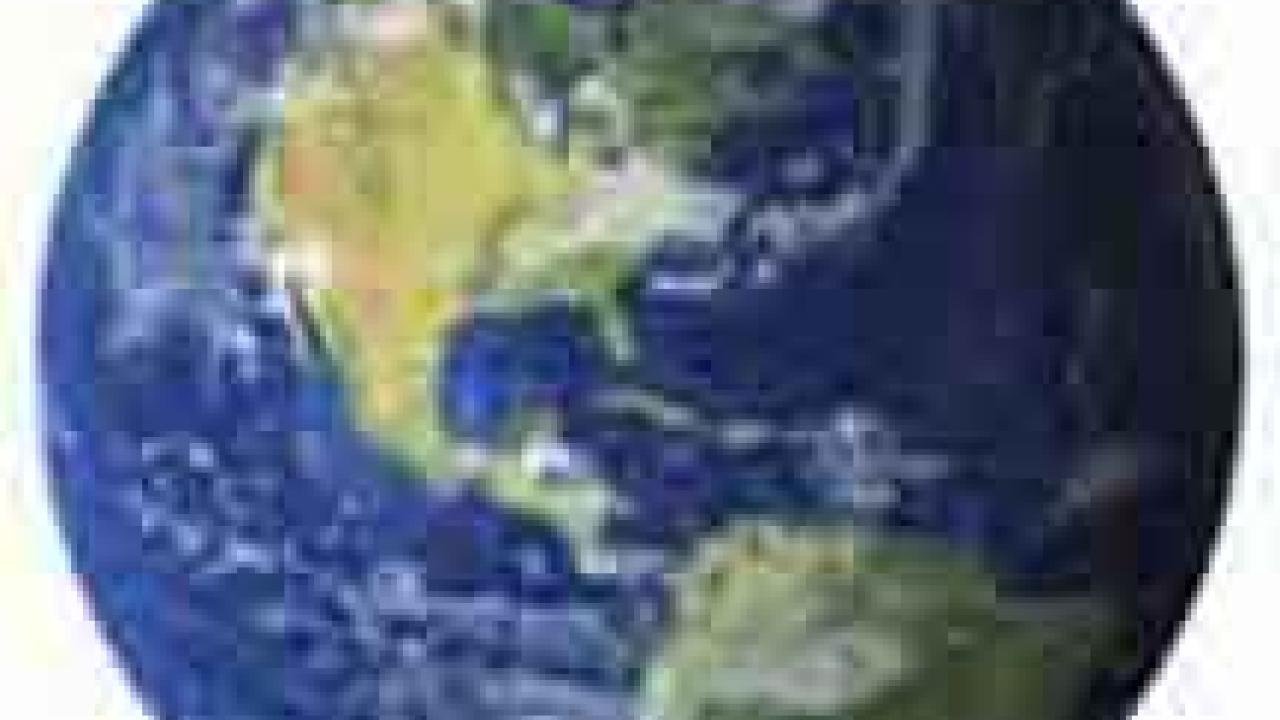 Earth, from outer space