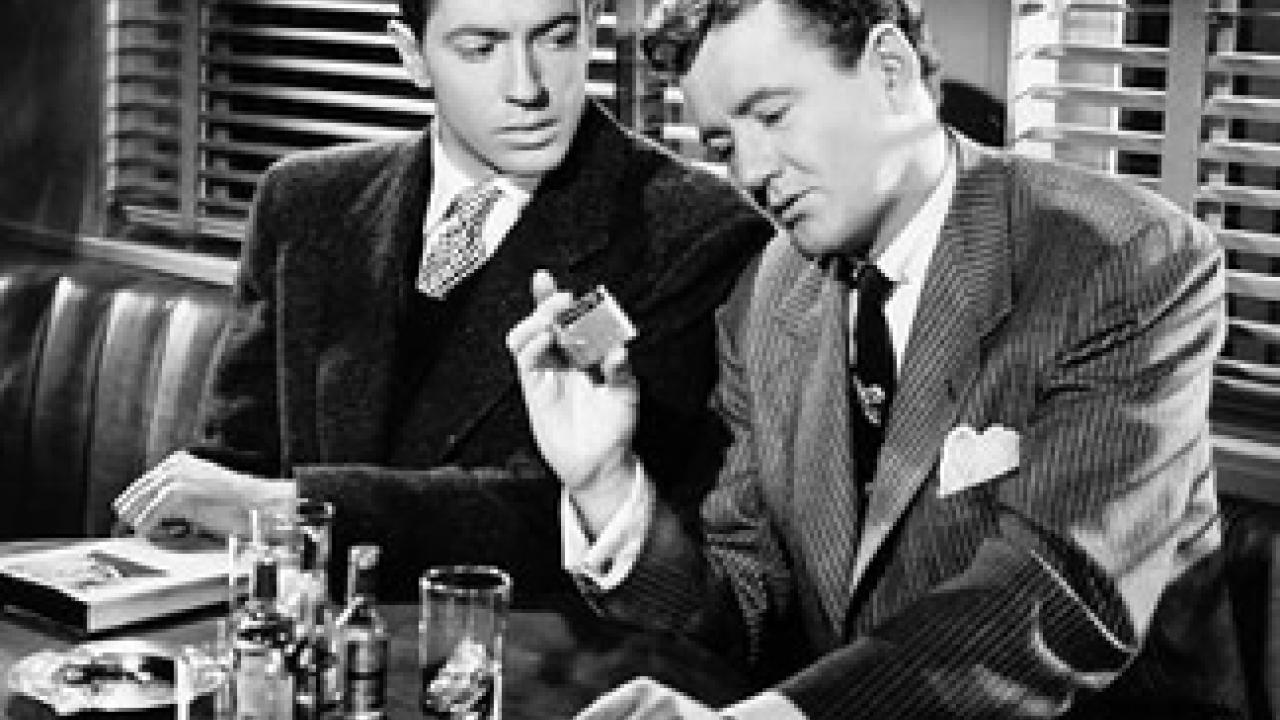 Scene from Strangers on a Train.