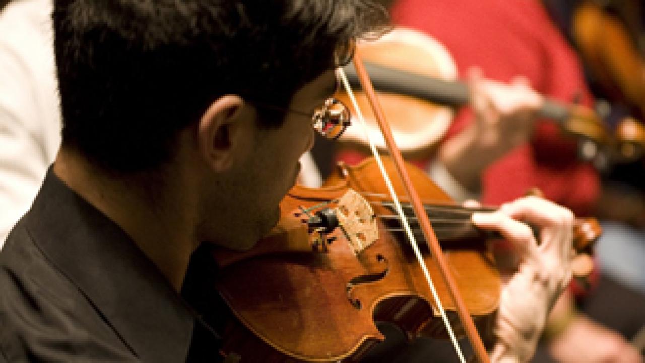 Undergraduate John Abdallah is listed as featured performer for the  Symphony Orchestra&rsquo;s presentation of Mendelssohn&rsquo;s Violin Concerto on June 2.