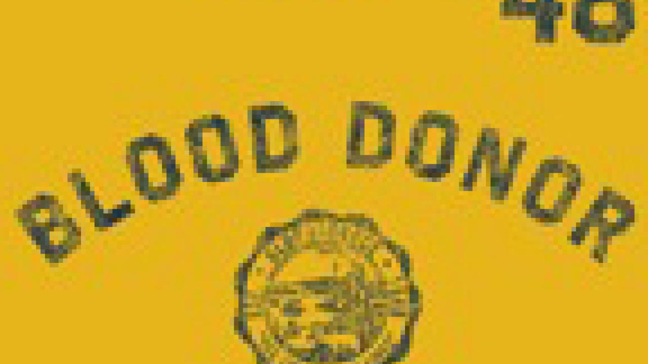 Image: "Blood Drive" T-shirt (portion)